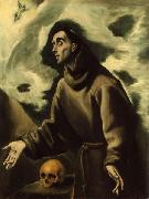 El Greco Saint Francis Receiving the Stigmata France oil painting artist
